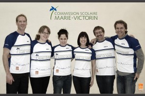 Notre équipe pour 2014 (en compagnie de M. Pierre Lavoie) : Francis Couturier, Josiane Dion, Dominique Belley, Christine Nadeau et Patrice Baril.